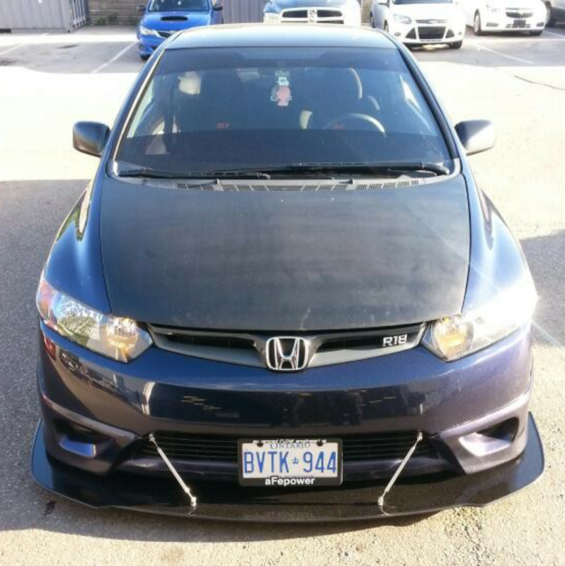 2006-2008 Honda Civic Coupe HFP Lip 2PC Front Splitter