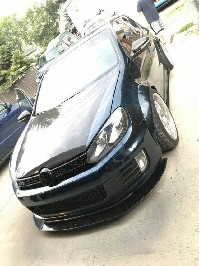 2010-2014 Volkswagen GTI MK6 2PC Front Splitter 2010-2014 Volkswagen GTI MK6 2PC Front Splitter