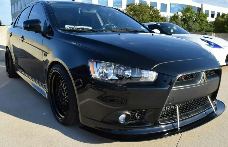 2008-2015 Mitsubishi Lancer/Ralliart 2PC Front Splitter