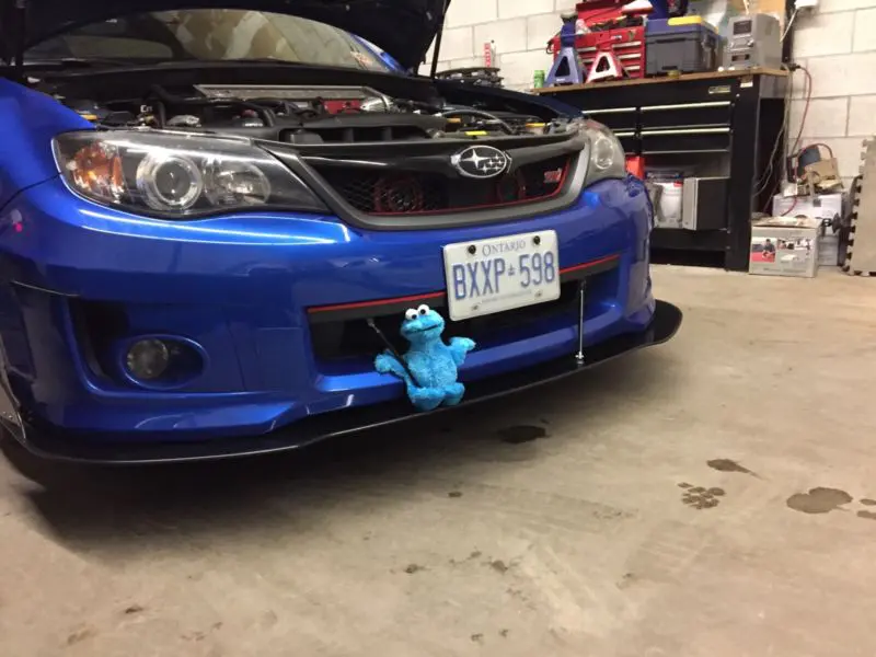 2011-2014 Subaru WRX/STI Hatchback 2PC Front Splitter 2011-2014 Subaru WRX/STI Hatchback 2PC Front Splitter