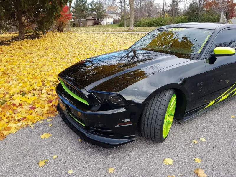 2013-2014 Ford Mustang California Special/Boss 302 2PC Front Splitter 2013-2014 Ford Mustang California Special/Boss 302 2PC Front Splitter