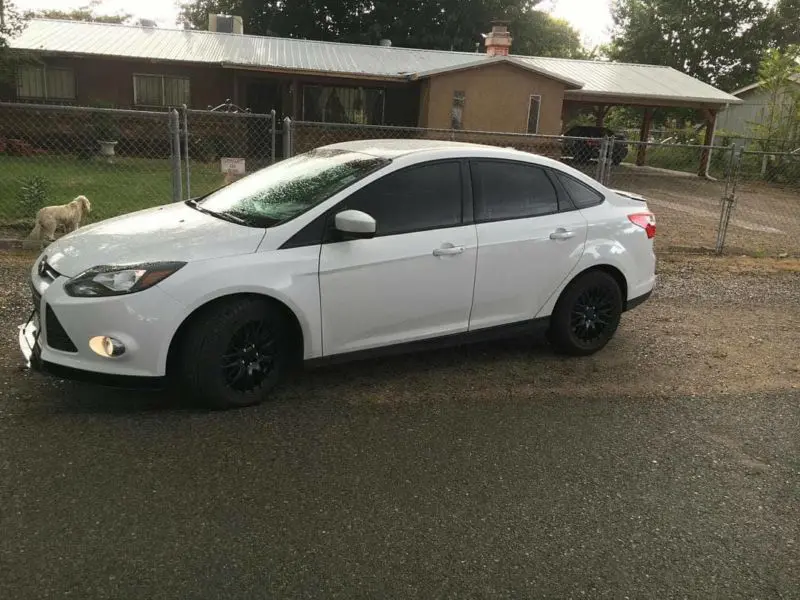 2012-2014 Ford Focus 2PC Front Splitter 2012-2014 Ford Focus 2PC Front Splitter