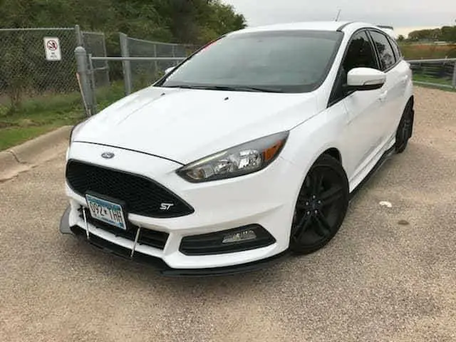 2015-2018 Ford Focus ST 2PC Front Splitter