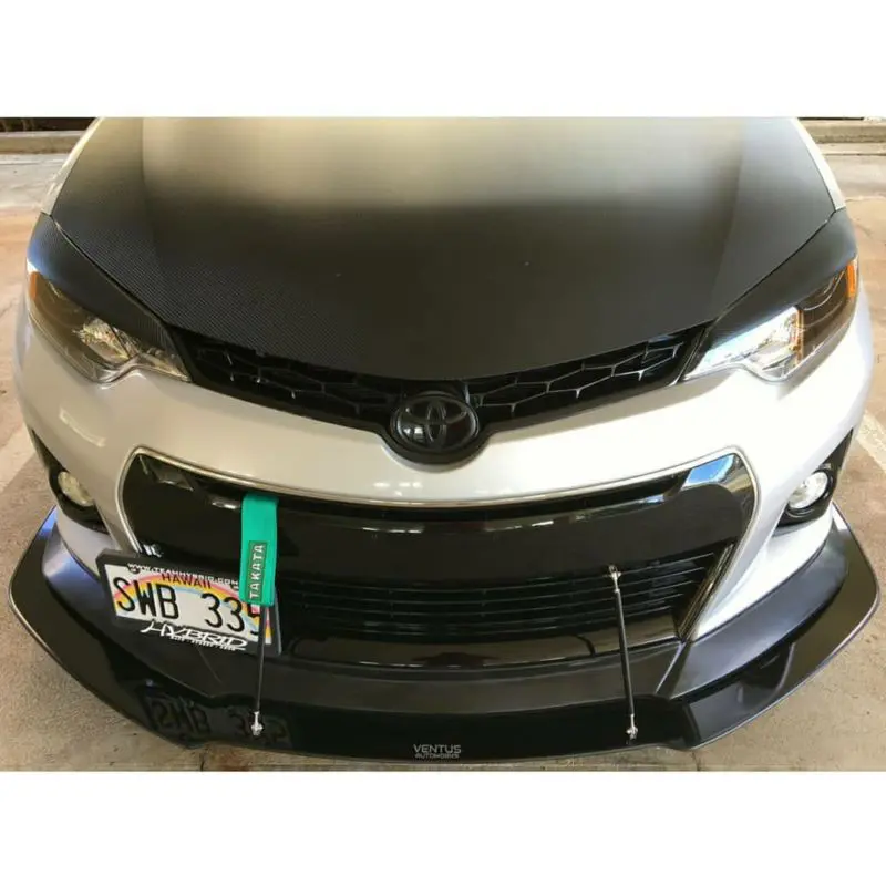 2014-2016 Toyota Corolla S Ikon Motorsports Lip 2PC Front Splitter