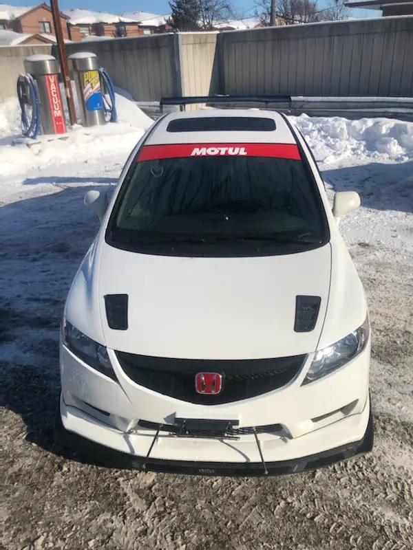 2009-2010 Honda Civic Sedan Type R Lip Front Splitter