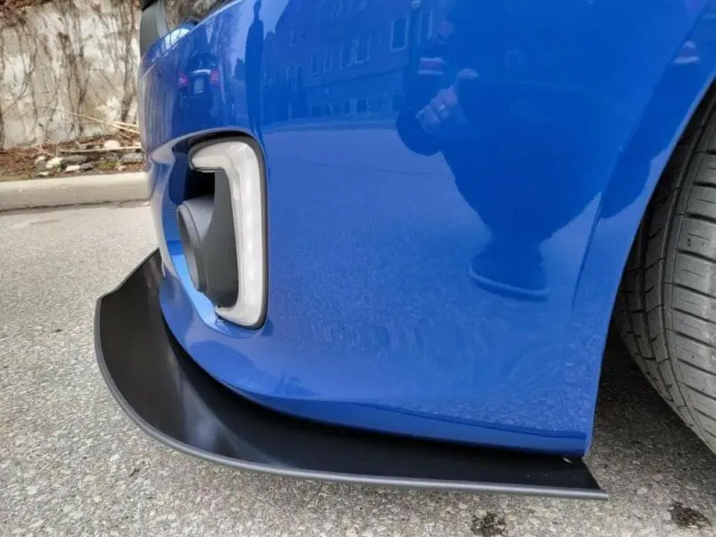2016-2017 Mitsubishi Lancer 2PC Front Splitter 2016-2017 Mitsubishi Lancer 2PC Front Splitter