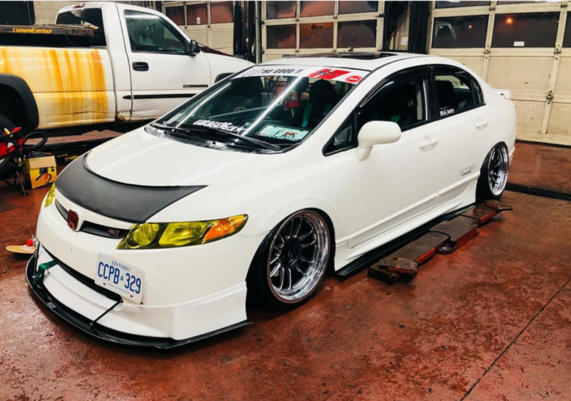 2006-2011 Honda Civic Sedan 2PC Side Splitters 2006-2011 Honda Civic Sedan 2PC Side Splitters