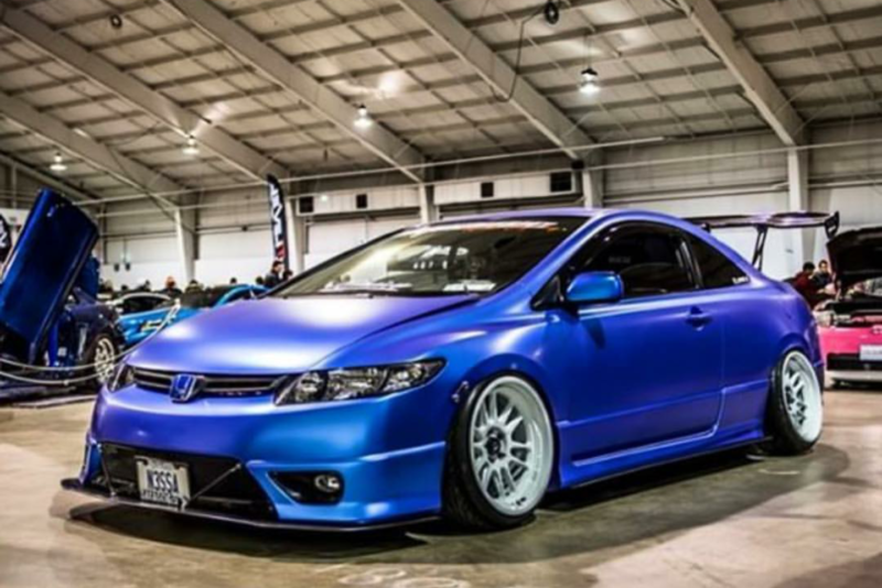 2006-2008 Honda Civic Coupe 2PC Side Splitters 2006-2008 Honda Civic Coupe 2PC Side Splitters
