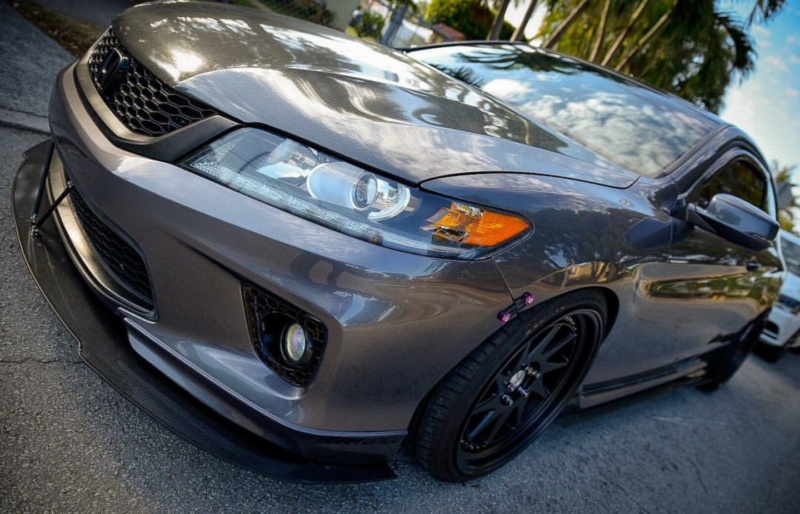 2013-2015 Honda Accord Coupe 2PC Front Splitter