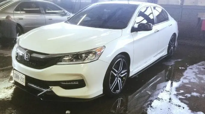 2016-2017 Honda Accord Sedan 2PC Front Splitter 2016-2017 Honda Accord Sedan 2PC Front Splitter