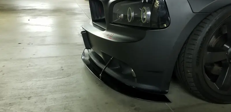 2006-2010 Dodge Charger SE/SXT/RT/SRT8 2PC Front Splitter 2006-2010 Dodge Charger SE/SXT/RT/SRT8 2PC Front Splitter