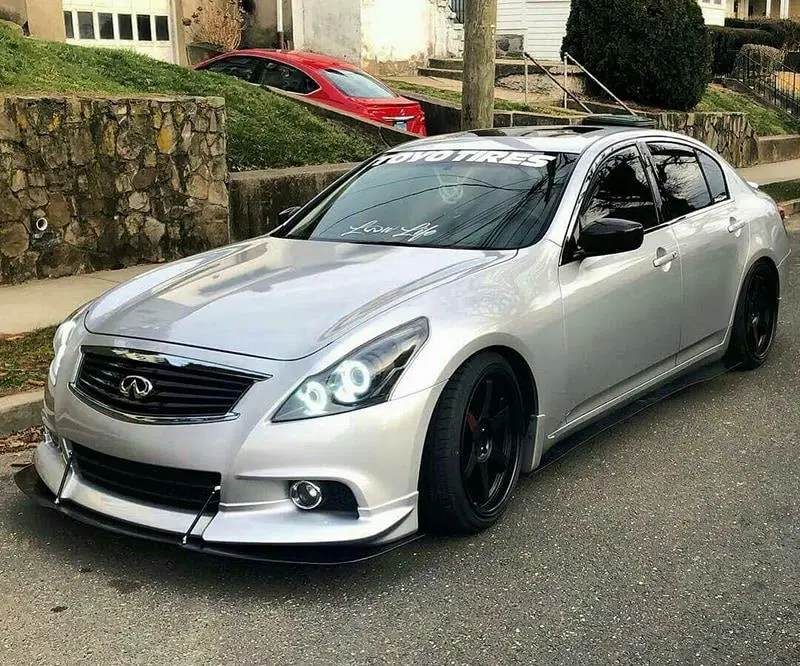 2010-2013 Infiniti G37 Sport Sedan Sport Lip 2PC Front Splitter 2010-2013 Infiniti G37 Sport Sedan Sport Lip 2PC Front Splitter