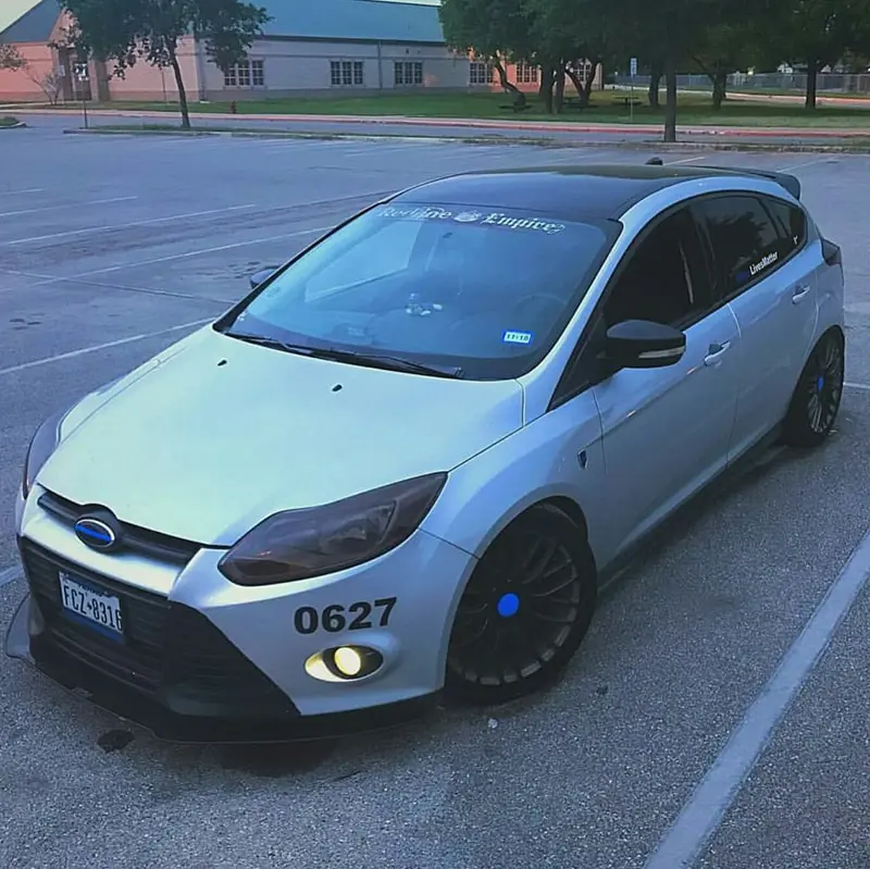 2012-2014 Ford Focus 2PC Front Splitter 2012-2014 Ford Focus 2PC Front Splitter