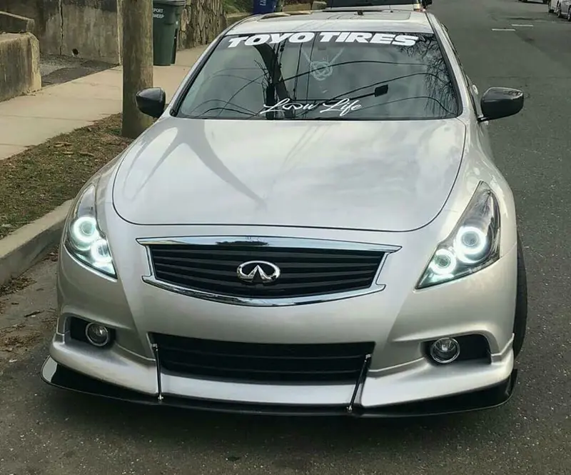 2010-2013 Infiniti G37 Sport Sedan Sport Lip 2PC Front Splitter 2010-2013 Infiniti G37 Sport Sedan Sport Lip 2PC Front Splitter