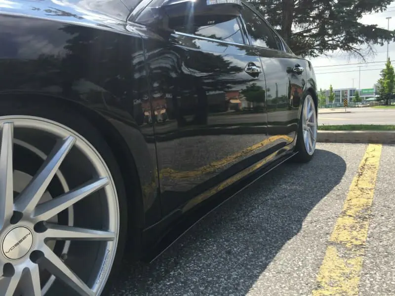 2009-2014 Nissan Maxima 2PC Side Splitters 2009-2014 Nissan Maxima 2PC Side Splitters