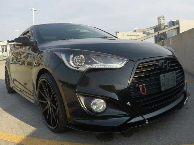 2012-2017 Hyundai Veloster Turbo 2PC Front Splitter