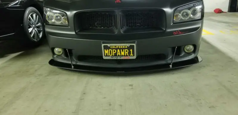 2006-2010 Dodge Charger SE/SXT/RT/SRT8 2PC Front Splitter 2006-2010 Dodge Charger SE/SXT/RT/SRT8 2PC Front Splitter