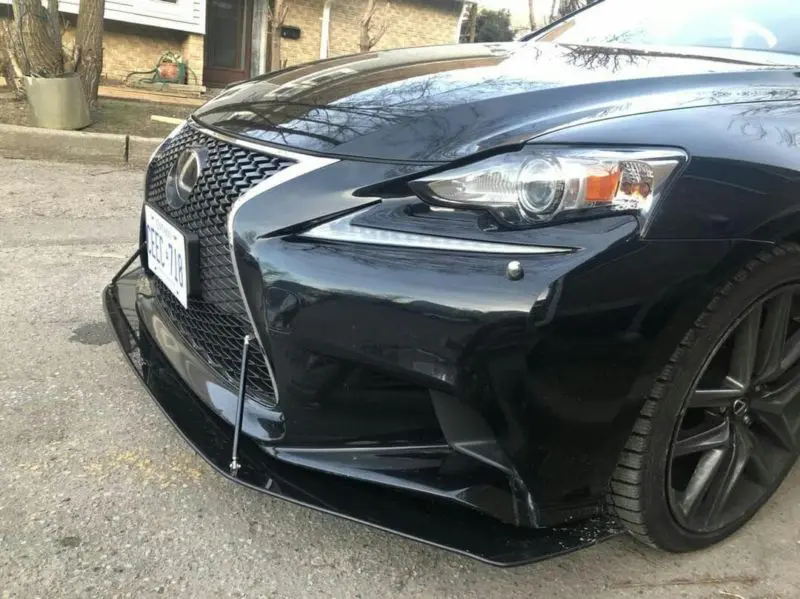 2014-2016 Lexus IS F Sport 2PC Front Splitter 2014-2016 Lexus IS F Sport 2PC Front Splitter