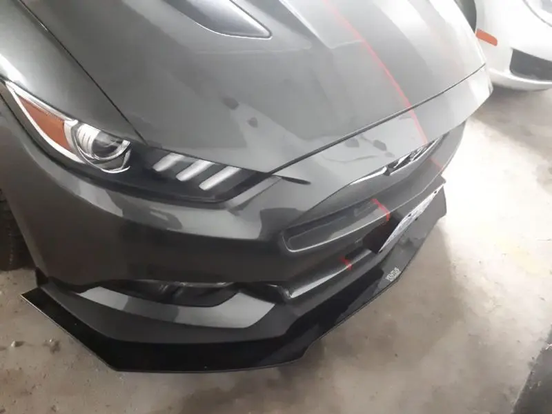 2015-2017 Ford Mustang Performance Pack 2PC Front Splitter 2015-2017 Ford Mustang Performance Pack 2PC Front Splitter