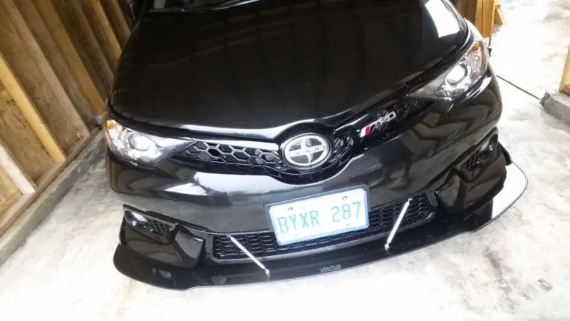 2016-2018 Scion/Toyota IM 2PC Front Splitter 2016-2018 Scion/Toyota IM 2PC Front Splitter