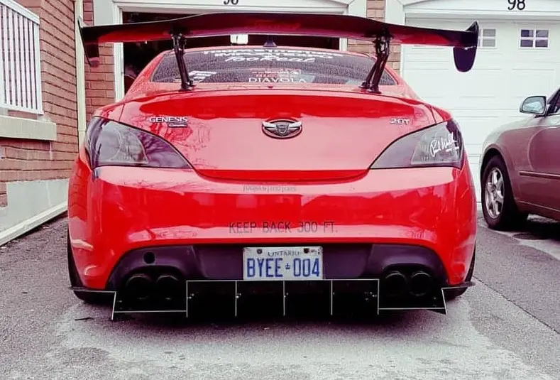 2009-2012 Hyundai Genesis Coupe Rear Diffuser