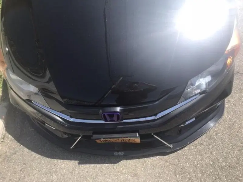 2014-2015 Honda Civic Coupe Ikon Motorsports Lip 2PC Front Splitter 2014-2015 Honda Civic Coupe Ikon Motorsports Lip 2PC Front Splitter