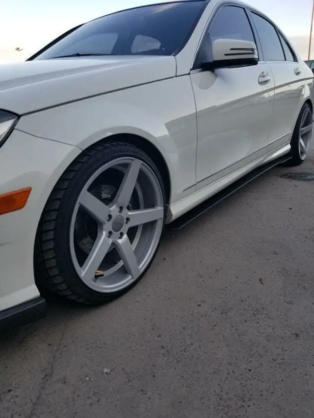 2008-2011 Mercedes Benz C63 Side Splitters