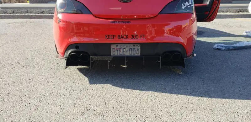 2009-2012 Hyundai Genesis Coupe Rear Diffuser