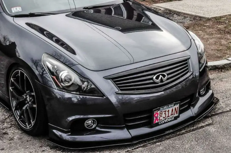 2010-2013 Infiniti G37 Sport Sedan Sport Lip 2PC Front Splitter 2010-2013 Infiniti G37 Sport Sedan Sport Lip 2PC Front Splitter