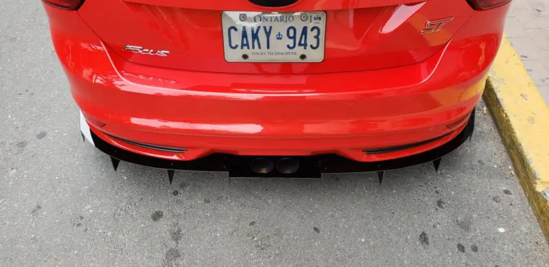 2013-2018 Ford Focus ST Rear Diffuser