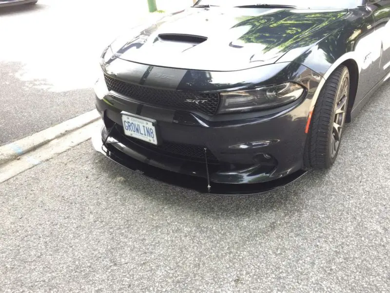 2015-2021 Dodge Charger SRT 392/Hellcat/Daytona/Scat Pack 2PC Front Splitter 2015-2021 Dodge Charger SRT 392/Hellcat/Daytona/Scat Pack 2PC Front Splitter