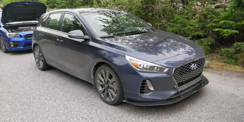 2018-2020 Hyundai Elantra GT 2PC Front Splitter