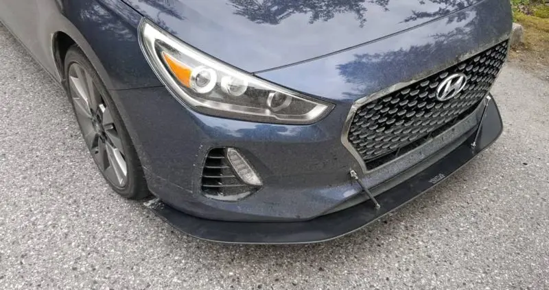 2018-2020 Hyundai Elantra GT 2PC Front Splitter