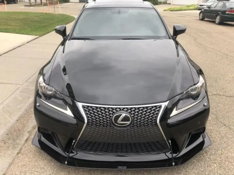 2014-2016 Lexus IS F Sport 2PC Front Splitter 2014-2016 Lexus IS F Sport 2PC Front Splitter