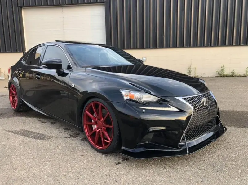 2014-2016 Lexus IS F Sport 2PC Front Splitter 2014-2016 Lexus IS F Sport 2PC Front Splitter