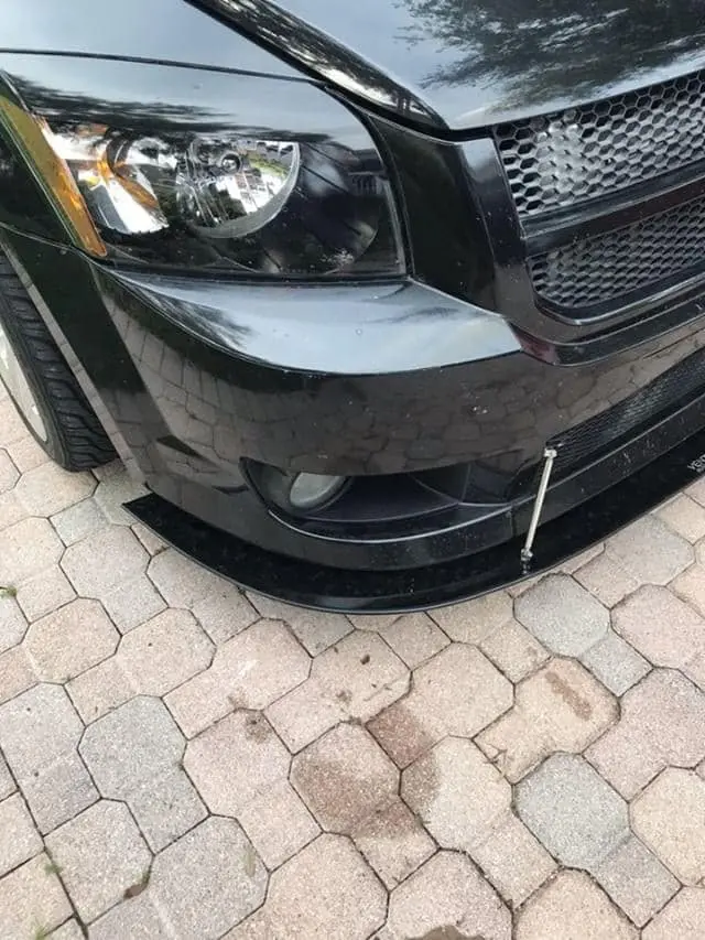 2008-2009 Dodge Caliber SRT 2PC Front Splitter 2008-2009 Dodge Caliber SRT 2PC Front Splitter