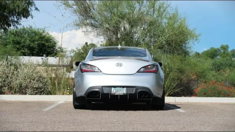 2009-2012 Hyundai Genesis Coupe Rear Diffuser