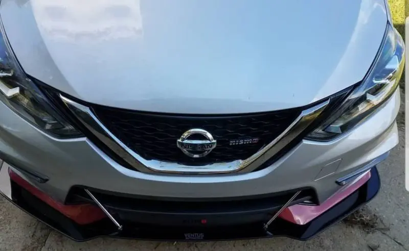 2017-2019 Nissan Sentra Nismo 2PC Front Splitter 2017-2019 Nissan Sentra Nismo 2PC Front Splitter