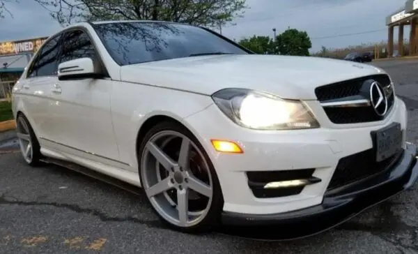 2012-2015 Mercedes Benz C63 AMG Lip 2PC Front Splitter