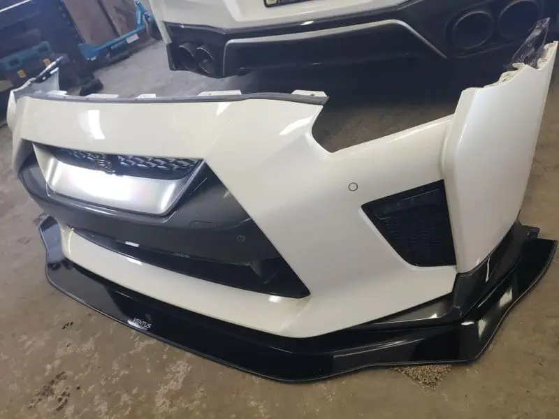 2017-2023 Nissan GTR R35 2PC Front Splitter 2017-2023 Nissan GTR R35 2PC Front Splitter