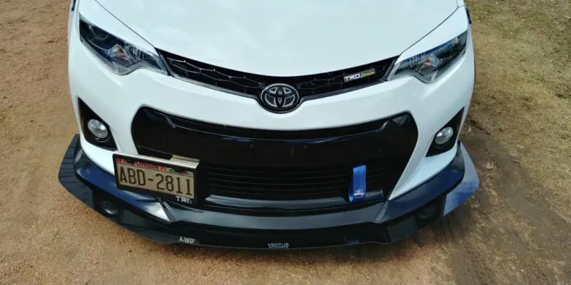 2014-2016 Toyota Corolla S Ikon Motorsports Lip 2PC Front Splitter