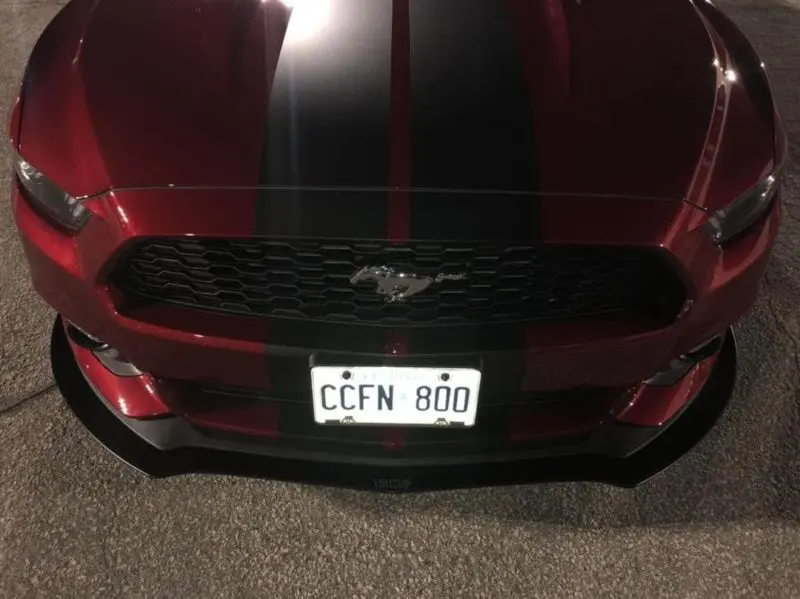 2015-2017 Ford Mustang Non Performance Pack 2PC Front Splitter 2015-2017 Ford Mustang Non Performance Pack 2PC Front Splitter