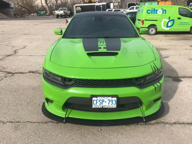 2015-2021 Dodge Charger SRT 392/Hellcat/Daytona/Scat Pack 2PC Front Splitter 2015-2021 Dodge Charger SRT 392/Hellcat/Daytona/Scat Pack 2PC Front Splitter