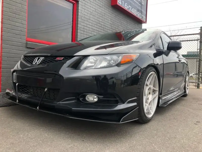 2012-2013 Honda Civic Coupe HFP Lip 2PC Front Splitter 2012-2013 Honda Civic Coupe HFP Lip 2PC Front Splitter