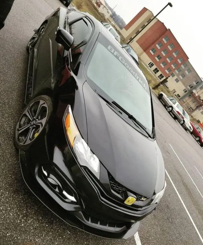 2014-2015 Honda Civic Coupe 2PC Front Splitter