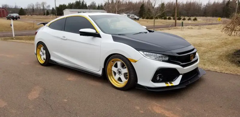 2016-2021 Honda Civic Hatchback/Sedan/Coupe 2PC Side Splitters