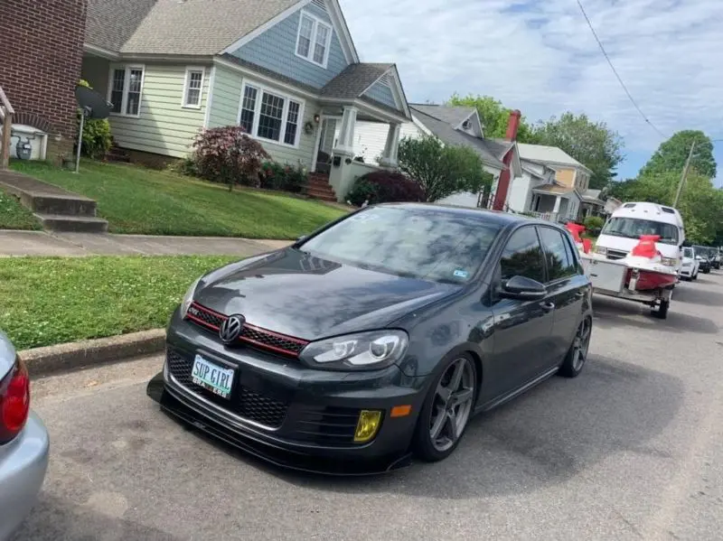 2010-2014 Volkswagen GTI MK6 2PC Front Splitter 2010-2014 Volkswagen GTI MK6 2PC Front Splitter