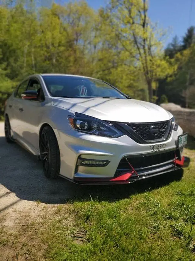2017-2019 Nissan Sentra Nismo 2PC Front Splitter 2017-2019 Nissan Sentra Nismo 2PC Front Splitter