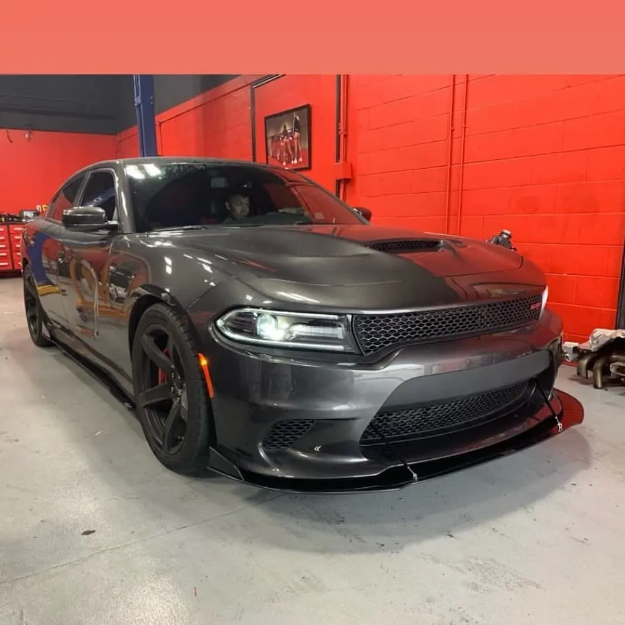 2015-2021 Dodge Charger SRT 392/Hellcat/Daytona/Scat Pack 2PC Front Splitter 2015-2021 Dodge Charger SRT 392/Hellcat/Daytona/Scat Pack 2PC Front Splitter