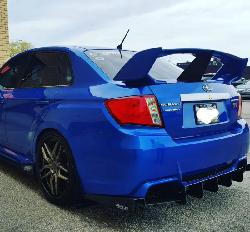 2011-2014 Subaru WRX STI Sedan Rear Diffuser